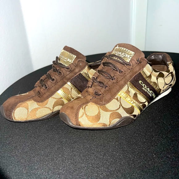 NWOB Authentic Coach Kathleen Women’s Monogram Signature Sneakers (7.5) - Picture 7 of 11